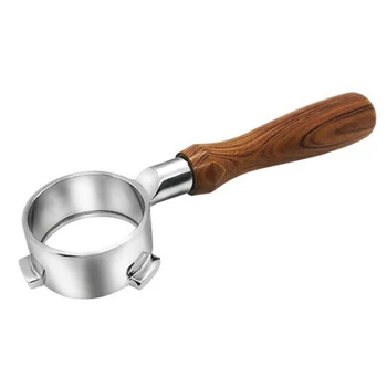 

Coffee Bottomless Portafilter, Stainless Steel Coffee Machine Filter Handle for Breville 8 Series Coffee Machines 54mm