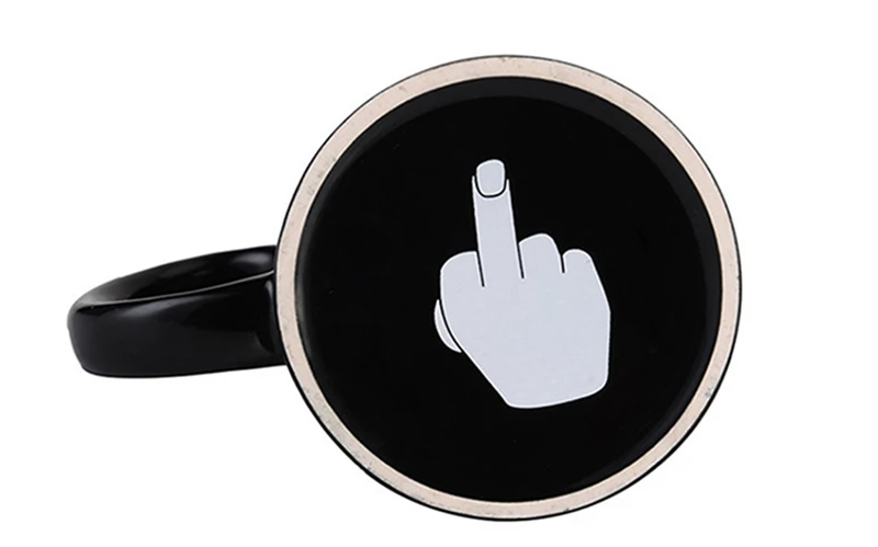 Креативная кофейная кружка со средним пальцем, забавная чашка для кофе, молока, чая, чашки, новые кофейные чашки