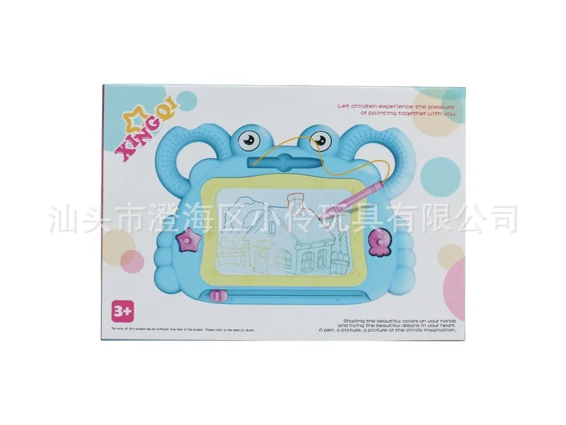 

CHILDREN'S Cartoon Color Drawing Board Color Crab Magnetic Drawing Board Baby Writing Board Stall Hot Selling