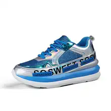 Новые женские кроссовки; размеры 36-41; цветные кроссовки на платформе; обувь для папы; повседневные ботинки; дышащая мягкая женская обувь на массивном каблуке