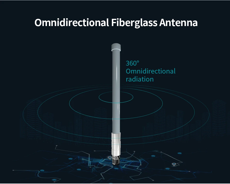 Fiberglass Antenna Kit LoRa 868Mhz Outdoor Wifi Helium Miner Antenna  High Gain 3dBi Signal Amplifier N Male Long Range LoRaWAN Gateway TX868-BLG-26 best antenna for bobcat