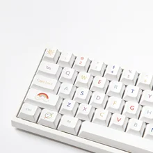 Stormpike Color Pen Keycap 129 Keys Cute Cherry Height PBT Sublimation Adaptation Rk 61 64 68 84 87 980 104 Etc.