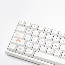Stormpike cor caneta keycap 129 chaves cereja bonito altura pbt sublimação adaptação rk 61 64 68 84 87 980 104 etc.