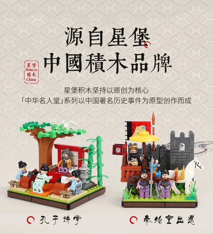 Китайские кирпичи для зала известности Xingbao, 01403, китайские памятники, маленькие сцены, модель, строительные блоки, детские игрушки, подарки своими руками