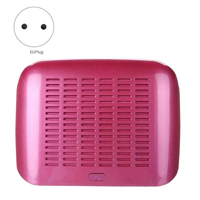 Nail Art Dust Collector 68W Strong Power Nail Vacuum Cleaner Machine Professional Salon Nails Dust Suction Equipment(EU Plug
