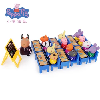 

Peppa pig Doll Source of supply Family Kid Educational Figure Original A variety decorations Peppa and plush friends Model Toys