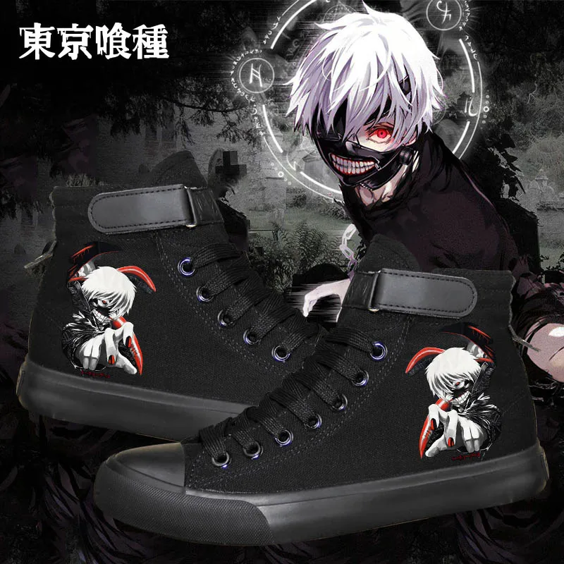 

Tokyo Ghoul cosplay cos shoes canvas shoes casual comfortable men and women college Anime cartoon student high help