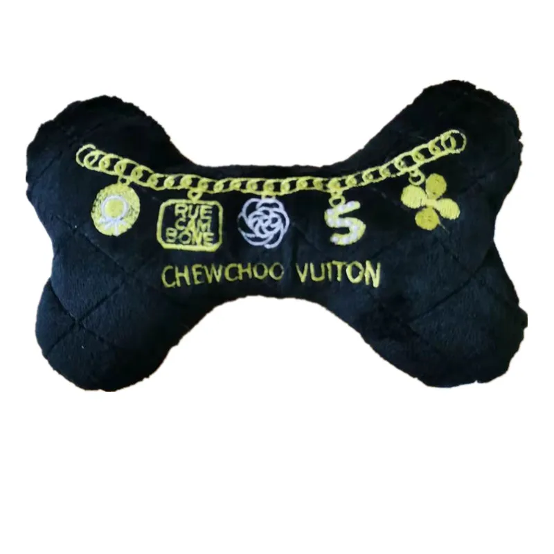 Chewchoo Vuiton  Plush Pet Chewing Bottle Toys With Squeaky Plush Dog Soft Toys 3