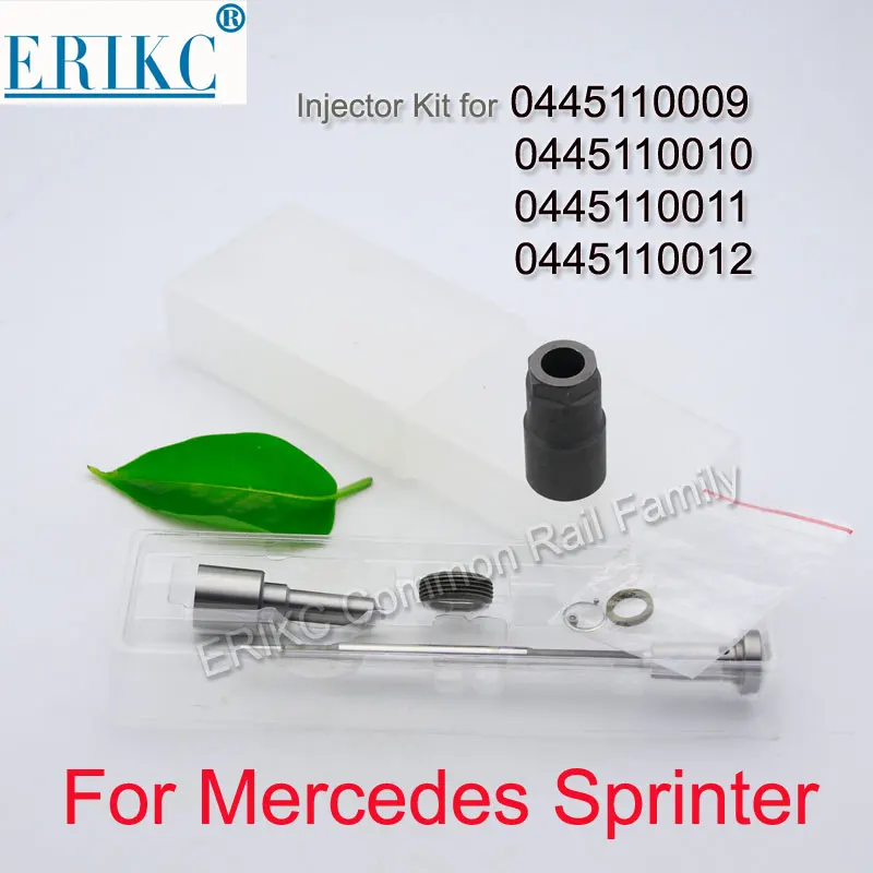 ERIKC 0445110009 0445110010 комплект насадок для ремонта инжектора DSLA156P736 клапанов F00VC01001 Mercedes