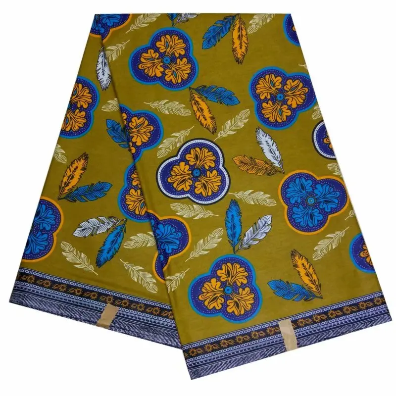 Феникс hitarget Анкара настоящий Африканский Воск Принт хлопок ткань высокого качества для женщин платье Шитье - Цвет: as picture