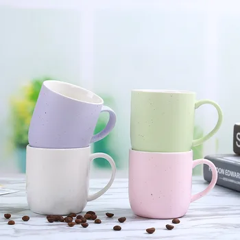 

Chinese Ceramics Coffee Mug Breakfast Milk Oats Fruit Juice Cup Creative Simplicity Cappuccino Latte Coffee Mugs Office Teacup