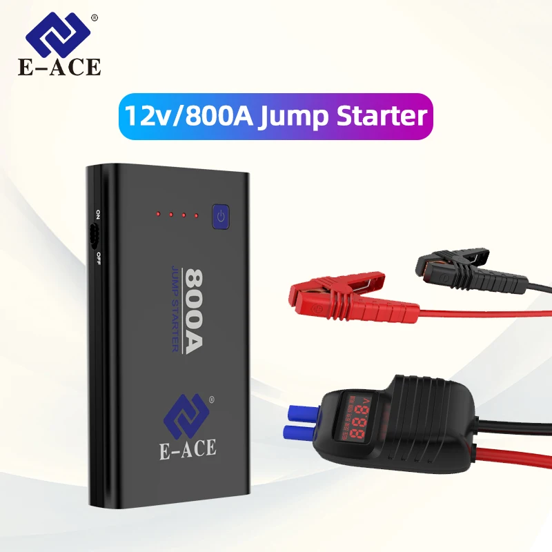 Skup E ACE M01 urządzenie do awaryjnego uruchamiania Power Bank urządzenie zapłonowe Booster akumulator samochodowy rozrusznik 800A Auto Buster samochód awaryjny Booster