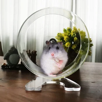 

Hamster Exercise Wheel Silent Spinner Gerbil Hamster Cage Running Exercise Wheel Small Pets Toy Hamster Accessories