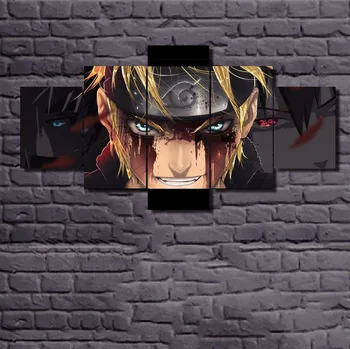 

Home Decoration Painting Wall Art HD Print Modern Poster Canvas Cuadros Modular Anime One Piece Naruto Picture Blood For Gift