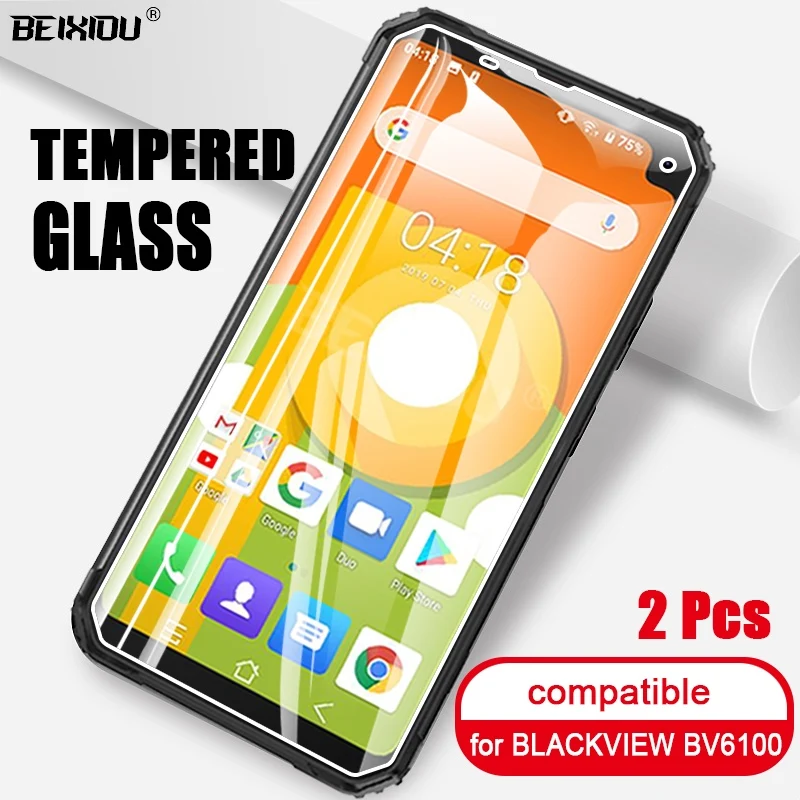 2 шт Полное закаленное стекло для BLACKVIEW BV6100 защита экрана 2.5D 9h защитная пленка |