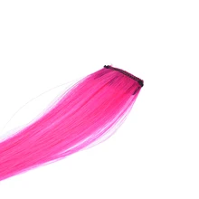 Синтетические прямые длинные волосы высокого светлого цвета, цельные накладные волосы на заколках, цветные женские клипсы, украшение