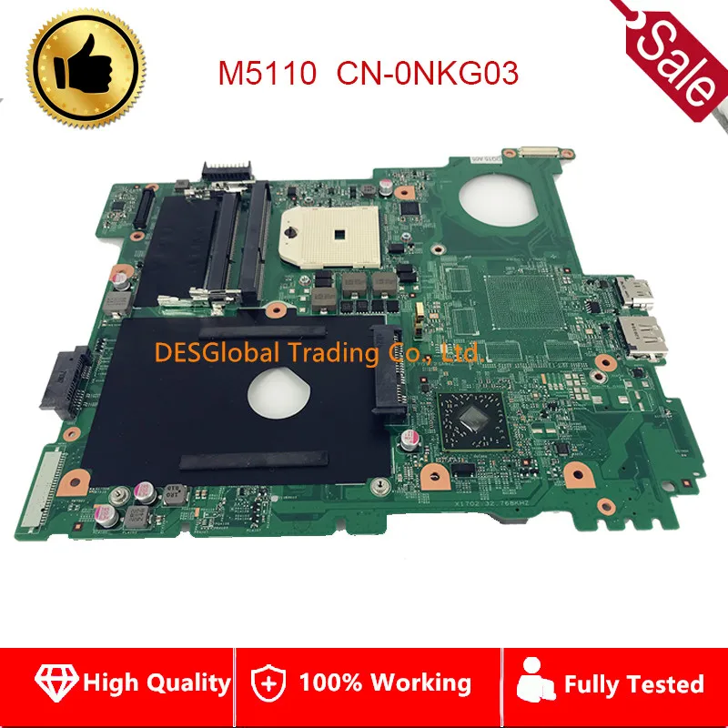 Great Value  CN-0NKG03 0NKG03 NKG03 For Dell Inspiron M5110 15R Laptop Motherboard 554IE01371 Socket FS1 DDR3 Ma