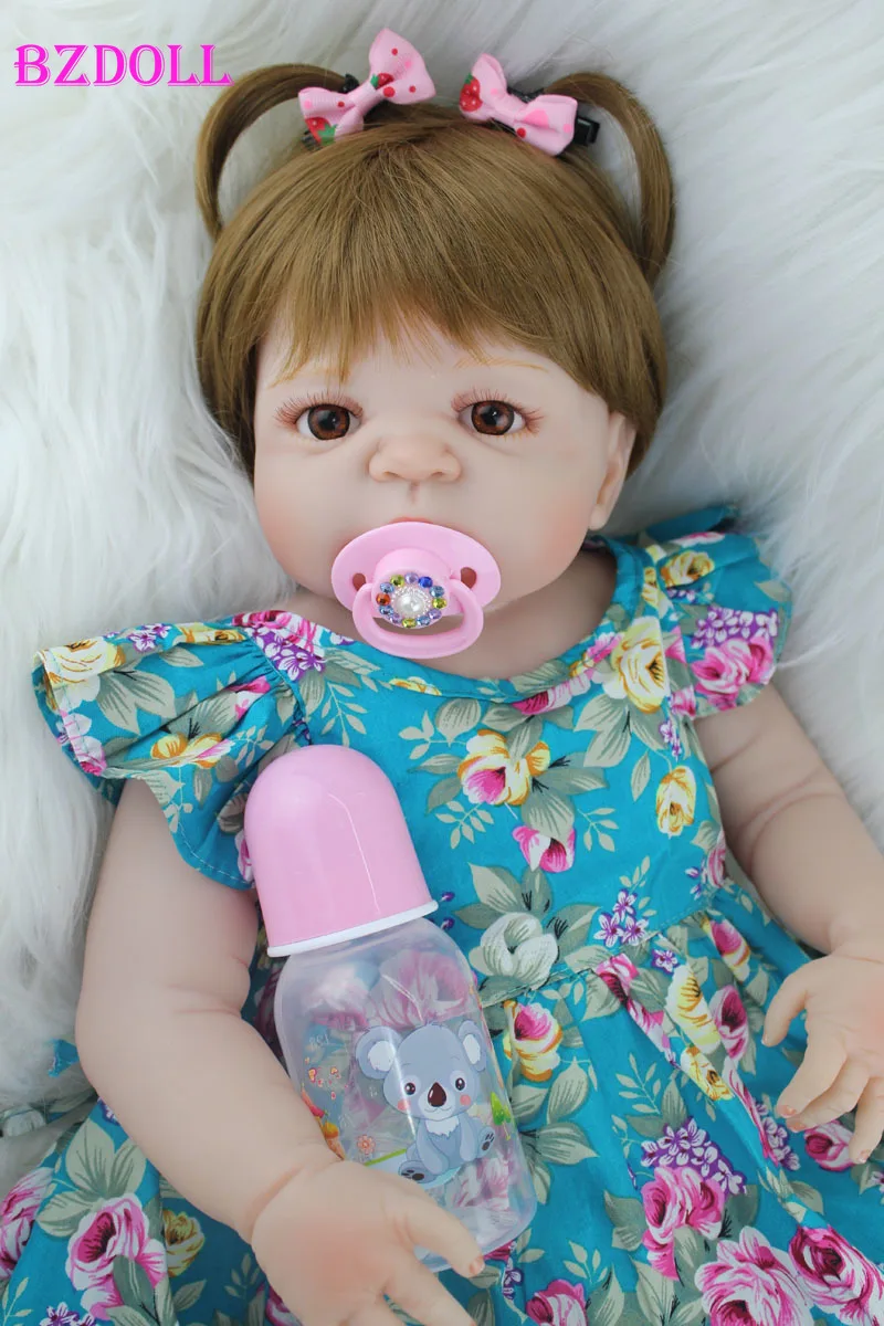 BZDOLL 55 см силиконовая кукла для новорожденных девочек Реалистичная 22 &quotКукла