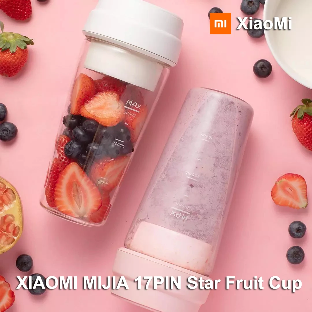 Портативный мини-блендер XIAOMI MIJIA 17PIN с чашкой для фруктов соковыжималка миксер