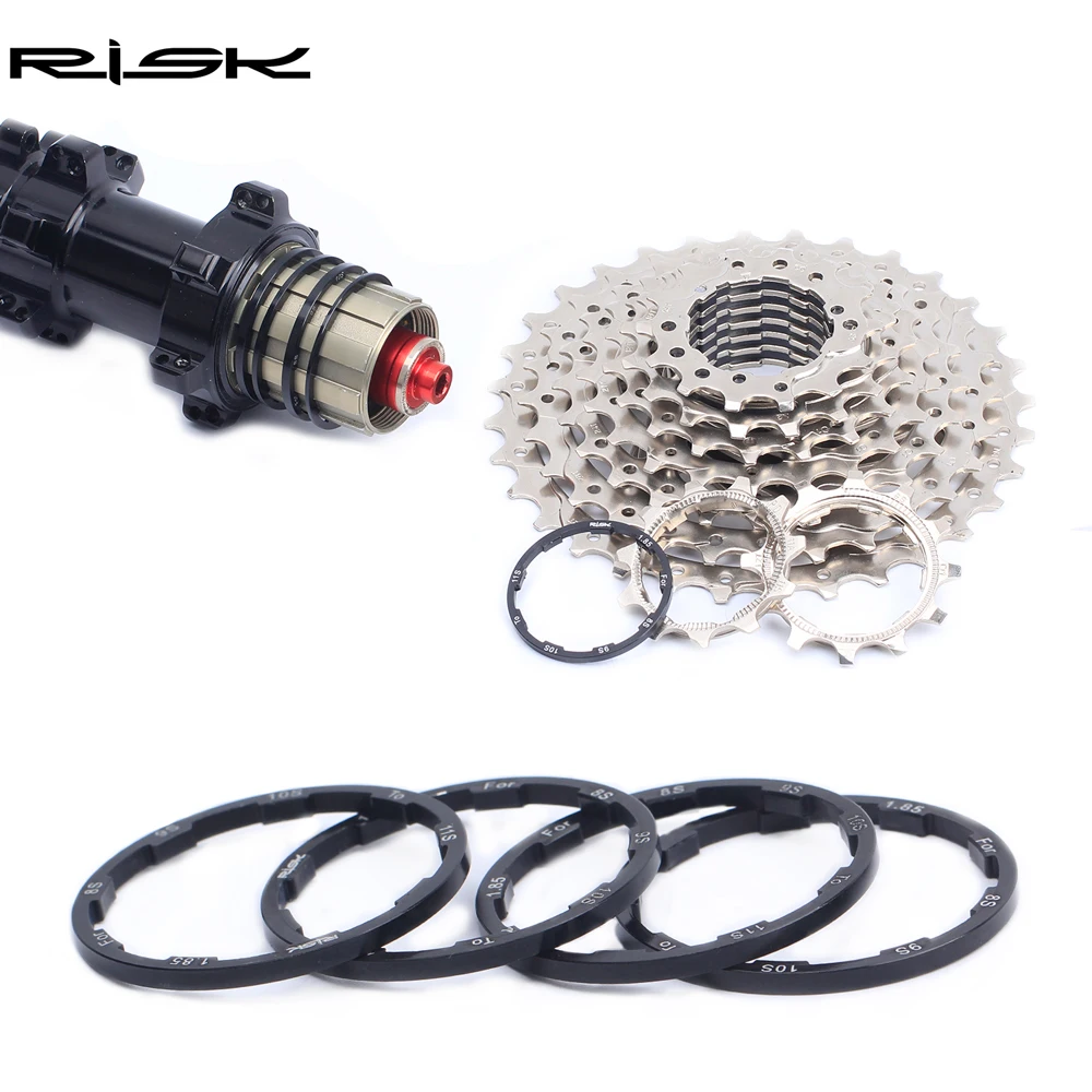 RISK Road Mountain Bicycle Grooved Hub Washers Freehub Bottom Bracket