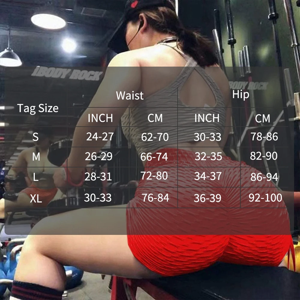 Женские шорты для йоги KIWI RATA спортивные бесшовные с высокой талией и рюшами