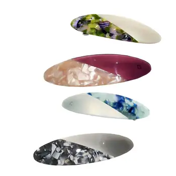 

4pcs Spring Clips Fashion Barrettes Floral Hair Accessories Headband Jewelry Decor Spring Clips for Ladies Women