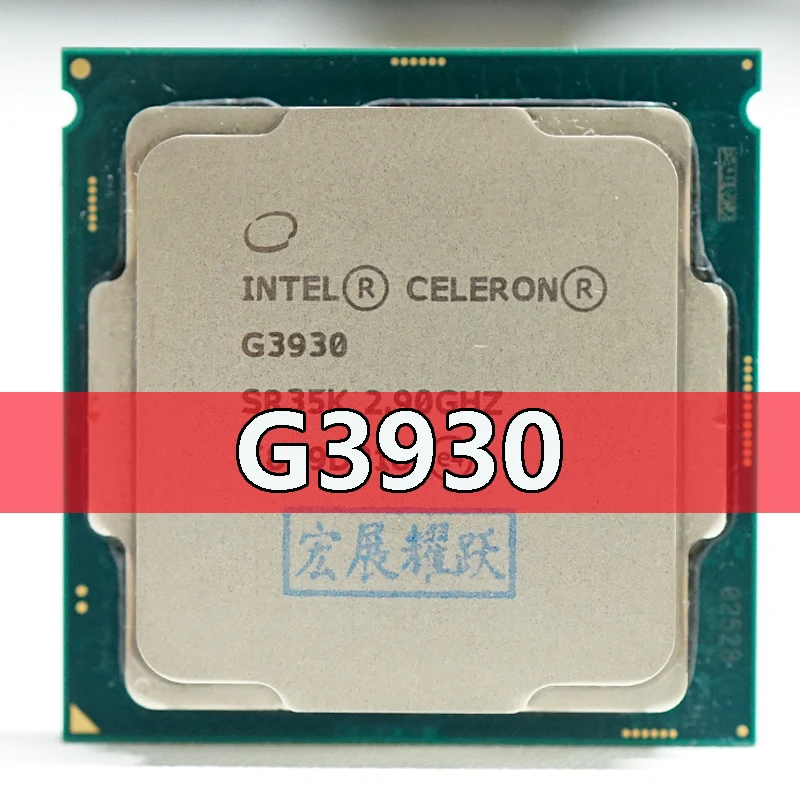 Процессор Intel Celeron G3930 ЦП LGA1151 14 нанометров двухъядерный 100% рабочий компьютер