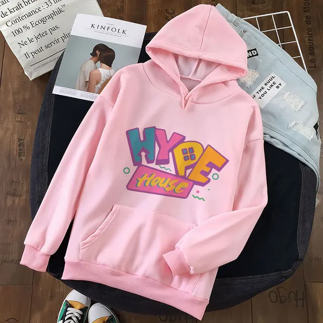 hype hoodie pink