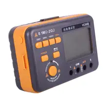 VC60B Цифровой тестер сопротивления 1999 м 750 В Измеритель сопротивления изоляции Мегаомметр Megge