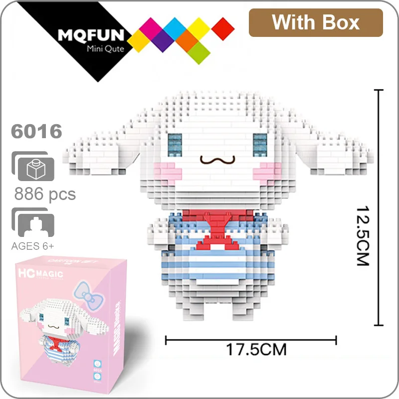 Мини кубики HC Мультяшные строительные игрушки аниме экшн фигурки модель