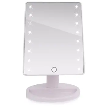 

Makeup Mirror Led Desktop Mirror Touch Switch Desktop Sensor Adjustable Light Dressing Princess Beauty Mirror
