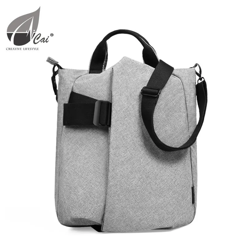 light gray bags Модная мужская водонепроницаемая сумка на плечо Оксфорд Водонепроницаемая твердая брендовая мужская сумка-мессенджер мужские сумки в винтажном стиле мужская сумка - Цвет: light gray bags