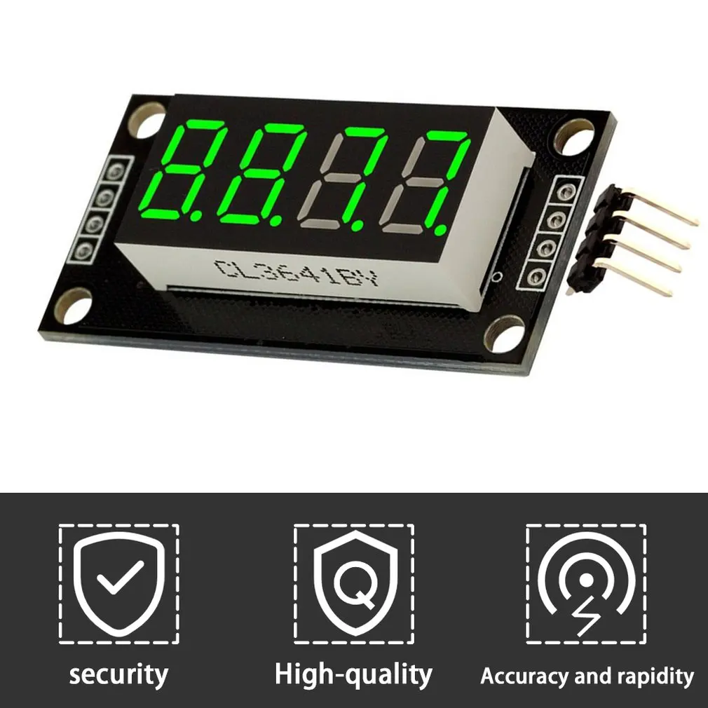 

0.36 inch TM1637 Driver 4-digit LED Digital Tube Display Module Digital Tube Serial Driver Board for Arduino DIY Kits