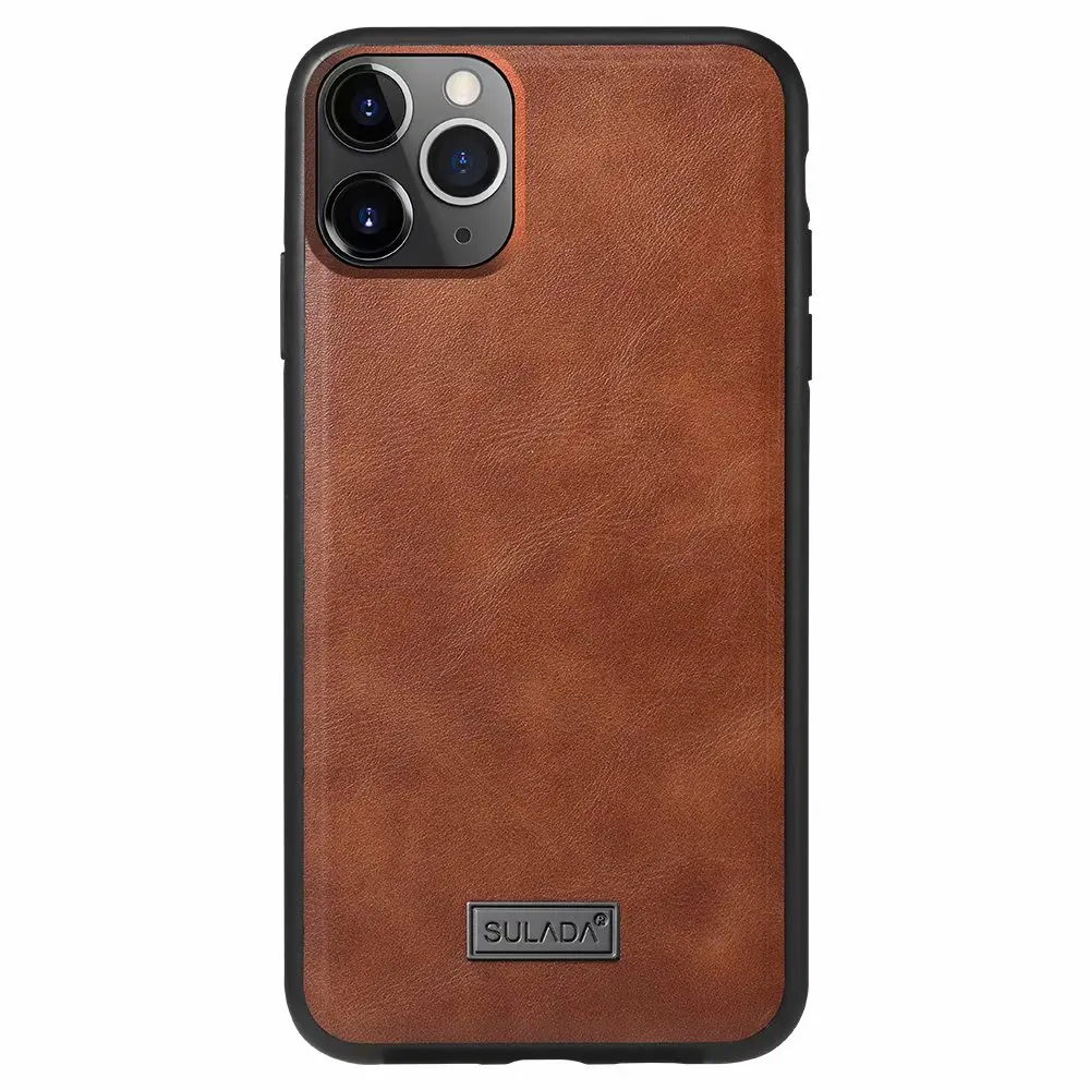 

SULADA Shockproof TPU Handmade PU Leather Case for iPhone X XR XS MAX 11 11pro 11 Pro Max