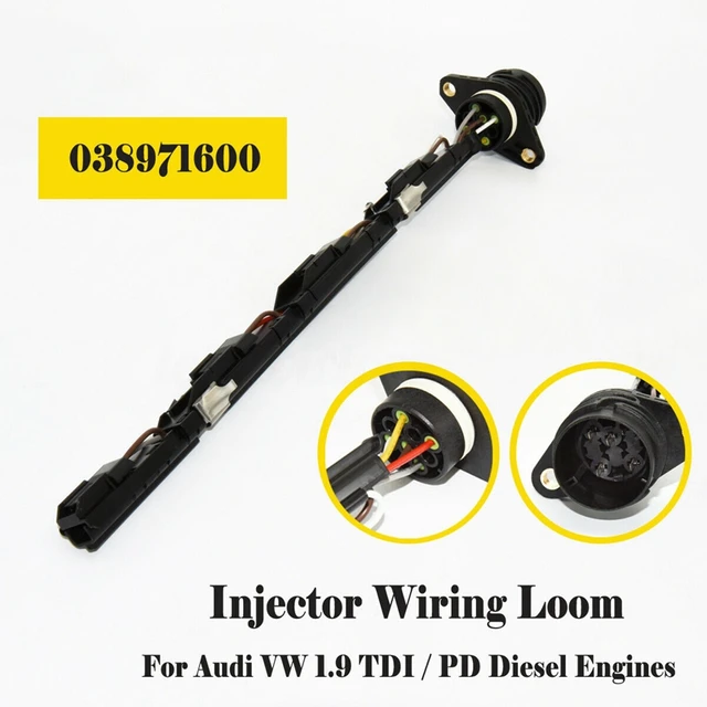 For For 1.9 Tdi / Pd Engine Injector Wiring Loom 038971600 - Fuel Inject.  Controls & Parts - AliExpress