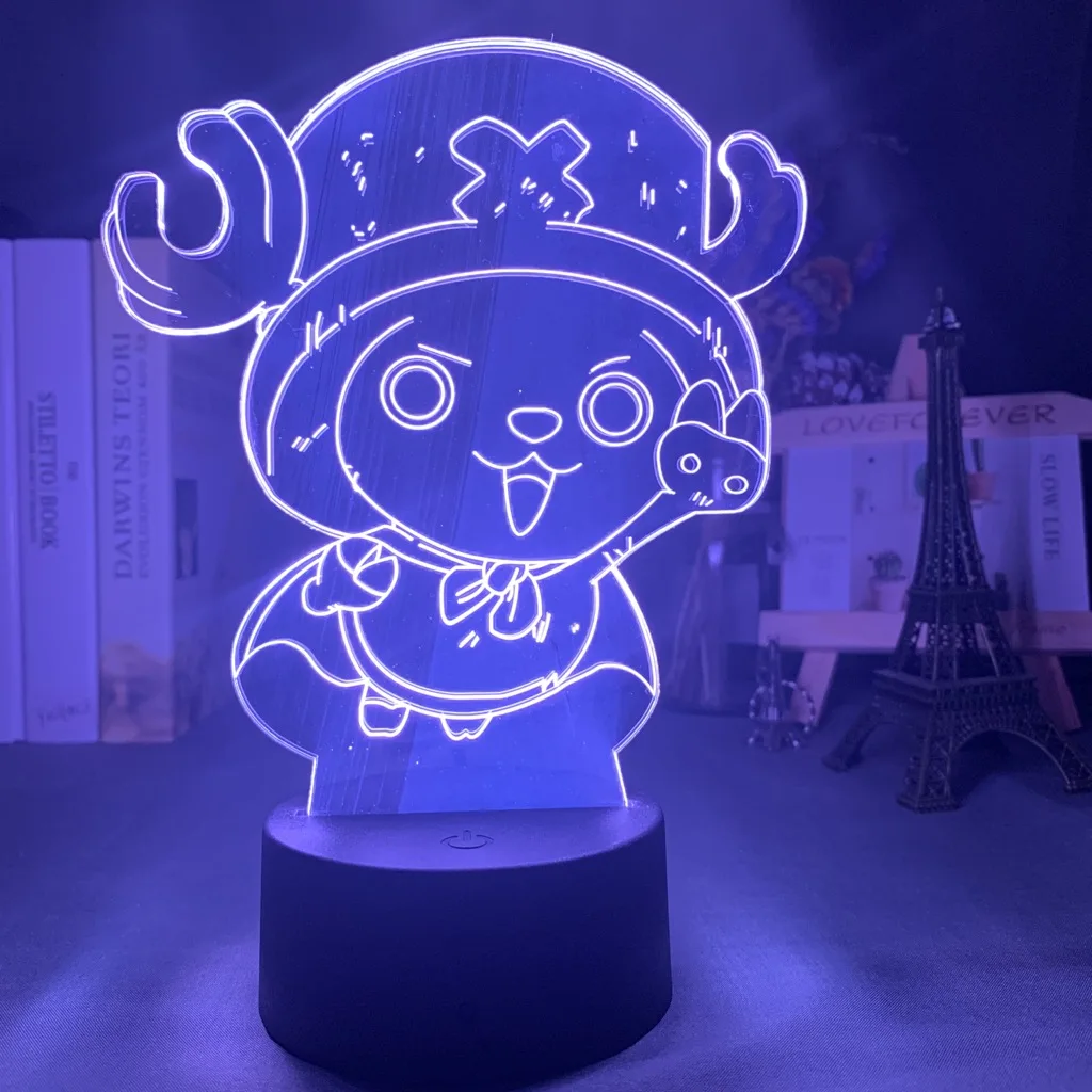 3d ночной Светильник Tony Chopper фигурка питание от USB для детей декор детской спальни