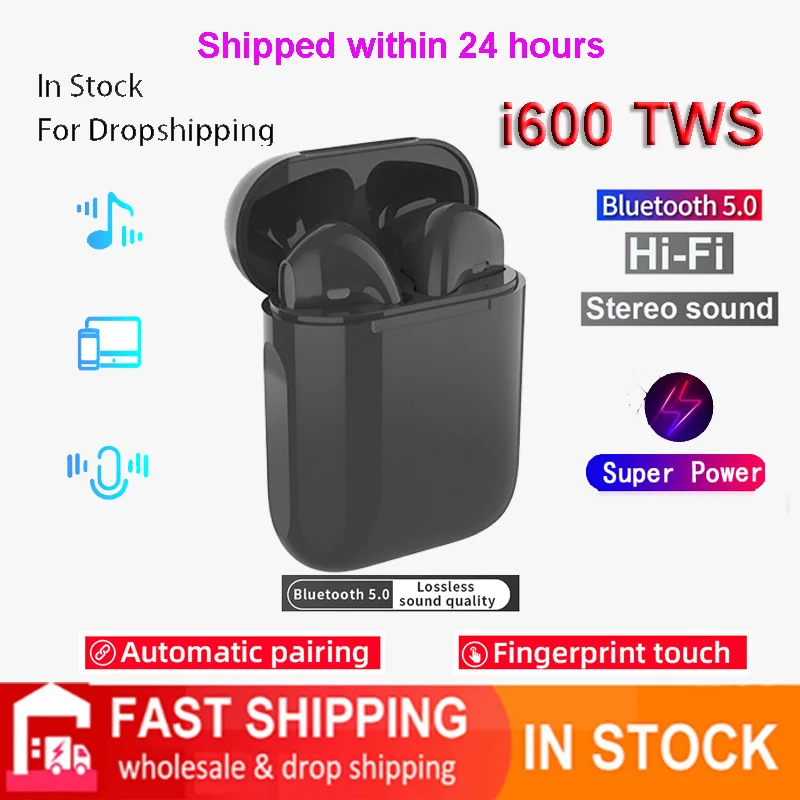 Оригинальные i600TWS наушники bluetooth 5 0 в ухо мини Беспроводные спортивные стерео