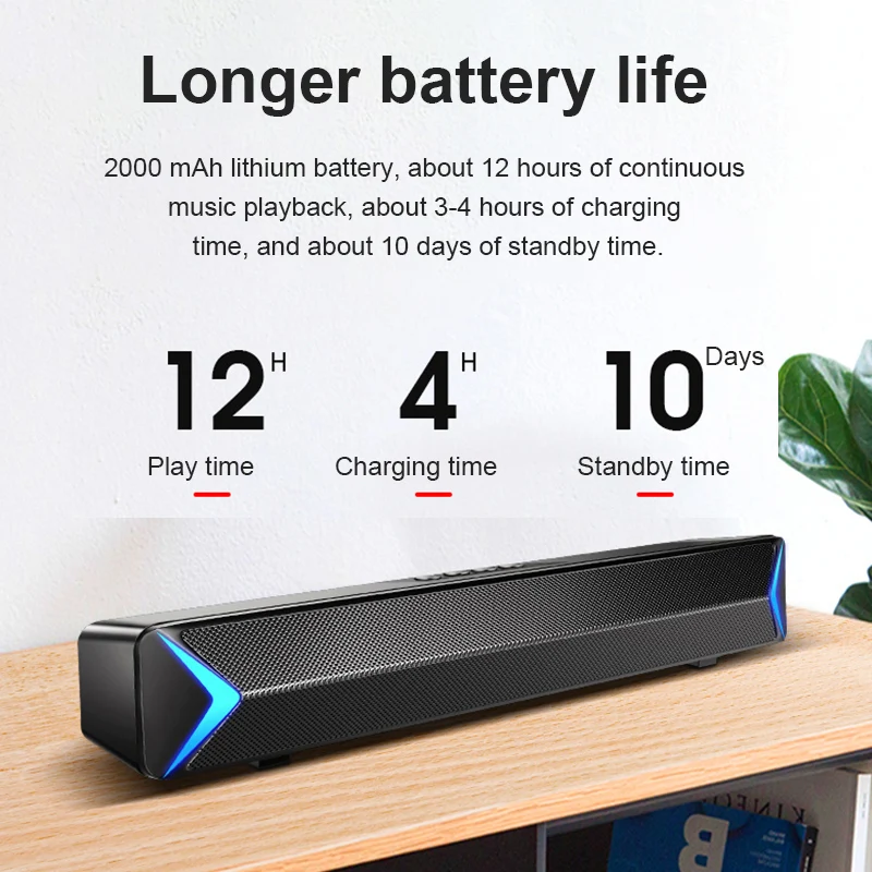 ТВ звуковая панель USB беспроводной Bluetooth домашний сабвуферный - Цена: 