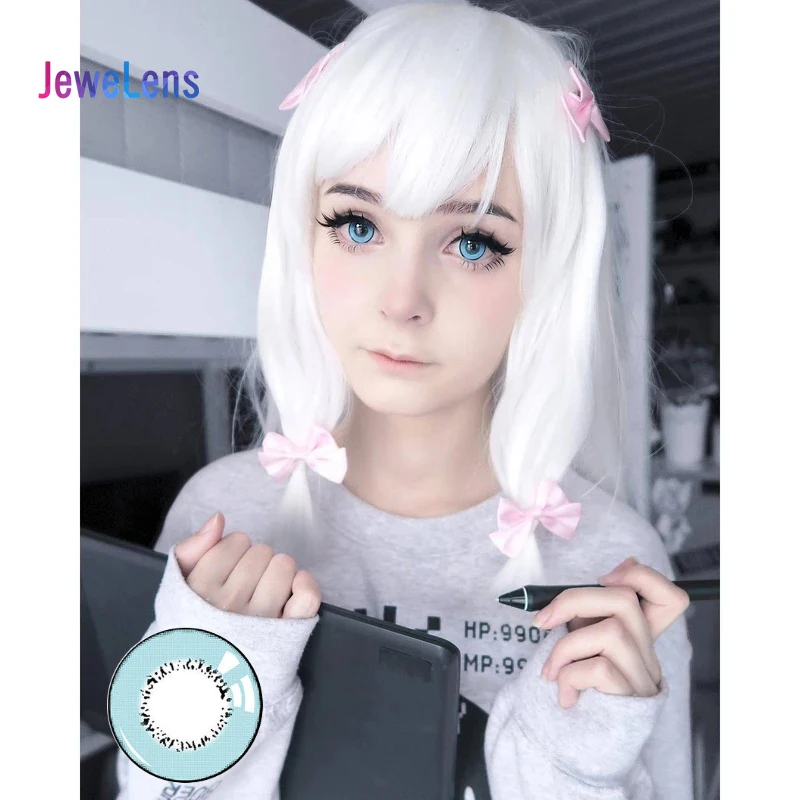 Цветные контактные линзы Jewelens ed цветные для глаз Хэллоуина косплей с волшебной