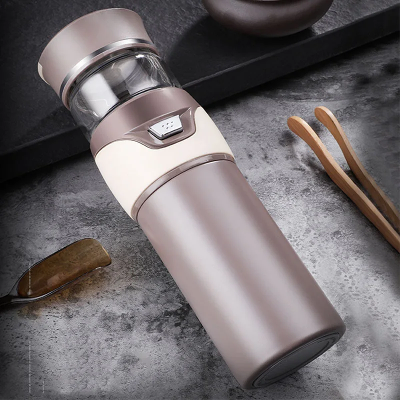 Tea Thermos Termo Coffee Vacuum Flask Thermos Mug Stainless Steel Car Sport Insulated Heat Thermal Water Bottle Tea Thermoses - Цвет: N