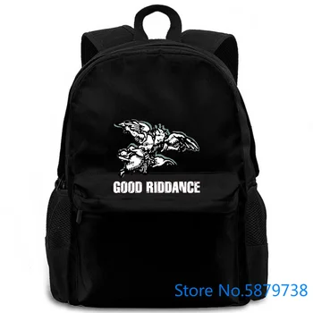 

Good Riddance Punk Rock Retro Boy Print women men backpack laptop travel school adult student