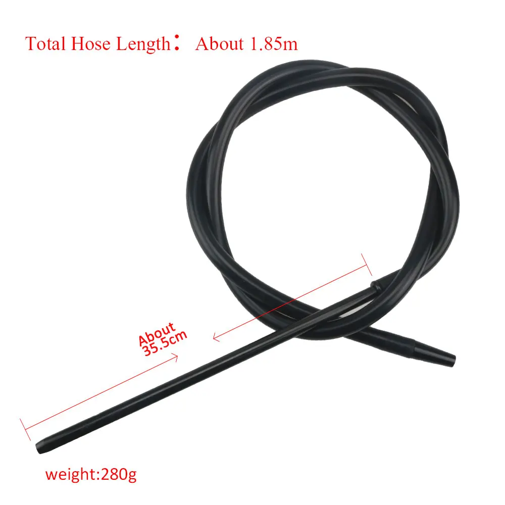 Высококачественный набор шлангов для кальяна общая длина 1 85 м алюминиевый