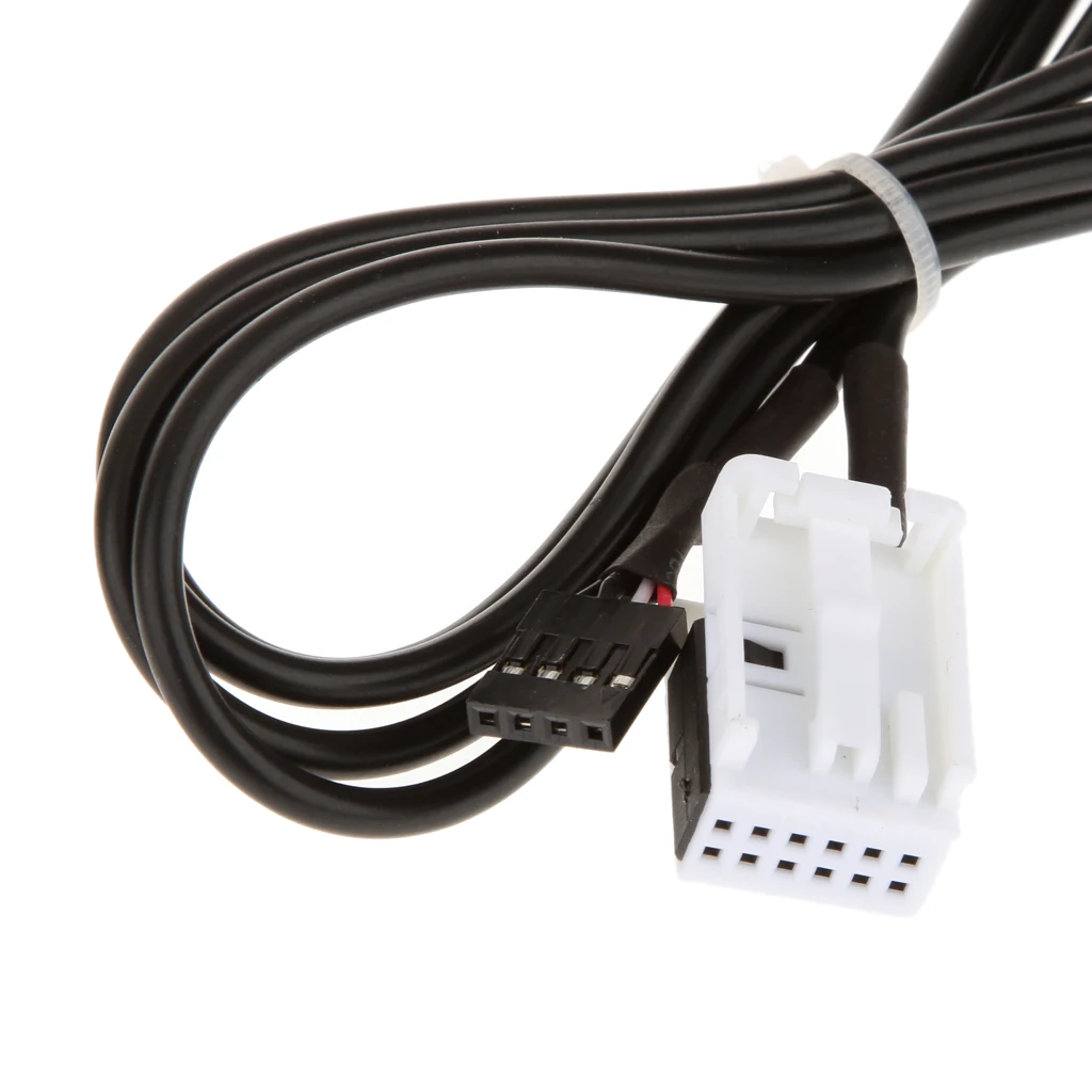 Aux Switch & USB Wire Cable Adapter for BMW 3 5 series E87 E90 E91 E92 X5 X6