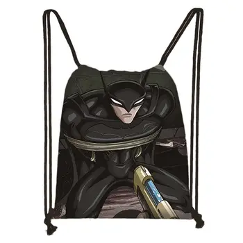

Custom Batman Drawstring Bag Cute Daypack Kids Satchel Casual Backpack Teenager Storage Bag Women Men 32x38cm*20-06-07