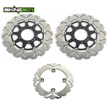 

BIKINGBOY For KAWASAKI ZX6R ZX636 Ninja / ABS 2013-2019 ZX10R 2008-2015 ZX-10R BS 2011-2015 Front Rear Brake Discs Disks Rotors