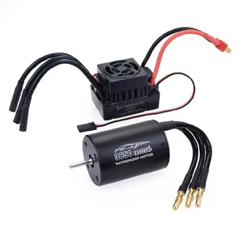 

RCtown Surpass Hobby 3650 Waterproof 4Pole￠3.175mm Unsensed Brushless RC Car Motor+60A ESC For 1/8/10 Vehicle Models