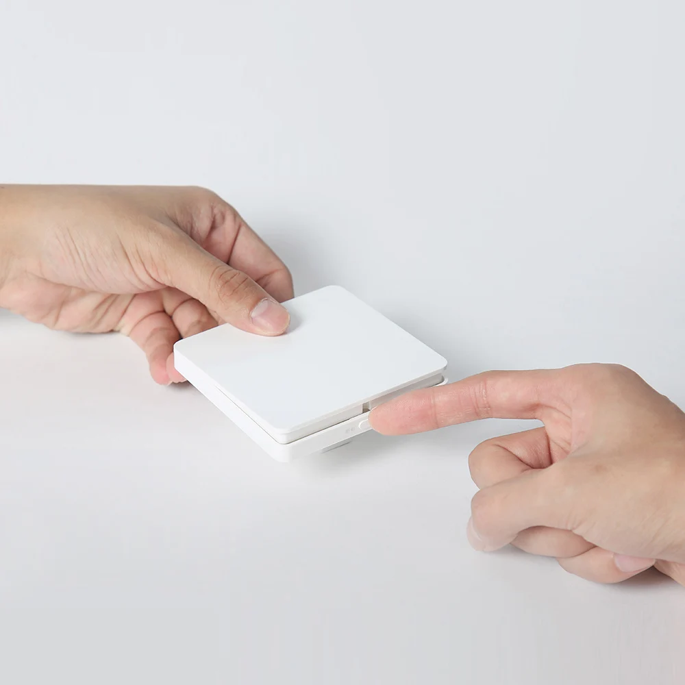 Оригинальный умный выключатель Xiaomi Mijia настенный с одним двойным открытием два