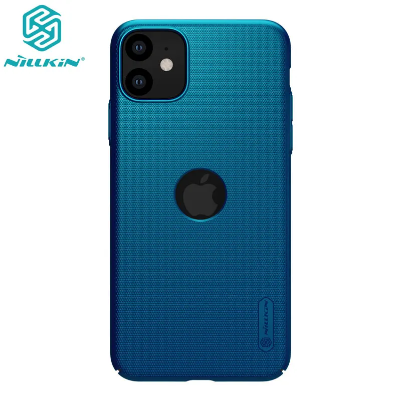 Для iPhone 11 Pro Чехол 5,8/6,1/6,5 корпус Nillkin матовый щит жесткая задняя крышка из ПК для iPhone 11 Pro Max чехол с отверстием для логотипа