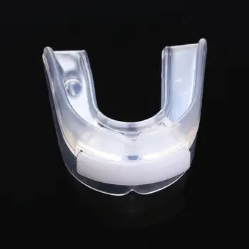 

Transparent Gum Shield Mouth Guard Teeth Protector Rugby Boxing Safe Silicone