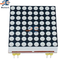 Rojo MAX7219 LED de matriz de cátodo común microcontrolador Módulo de Control de 5V/3,3 V LED matriz 8x8 para Arduino
